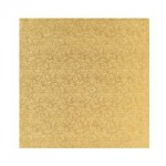 8'' Inch Square Gold 3mm Thick Cake Board 